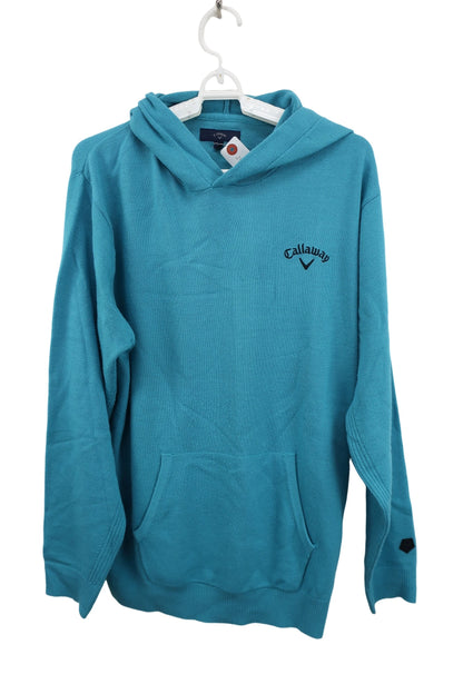Callaway(キャロウェイ) ニットパーカー エメラルドグリーン メンズ 3L H23218102 B-1