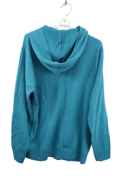 Callaway(キャロウェイ) ニットパーカー エメラルドグリーン メンズ 3L H23218102 B-6