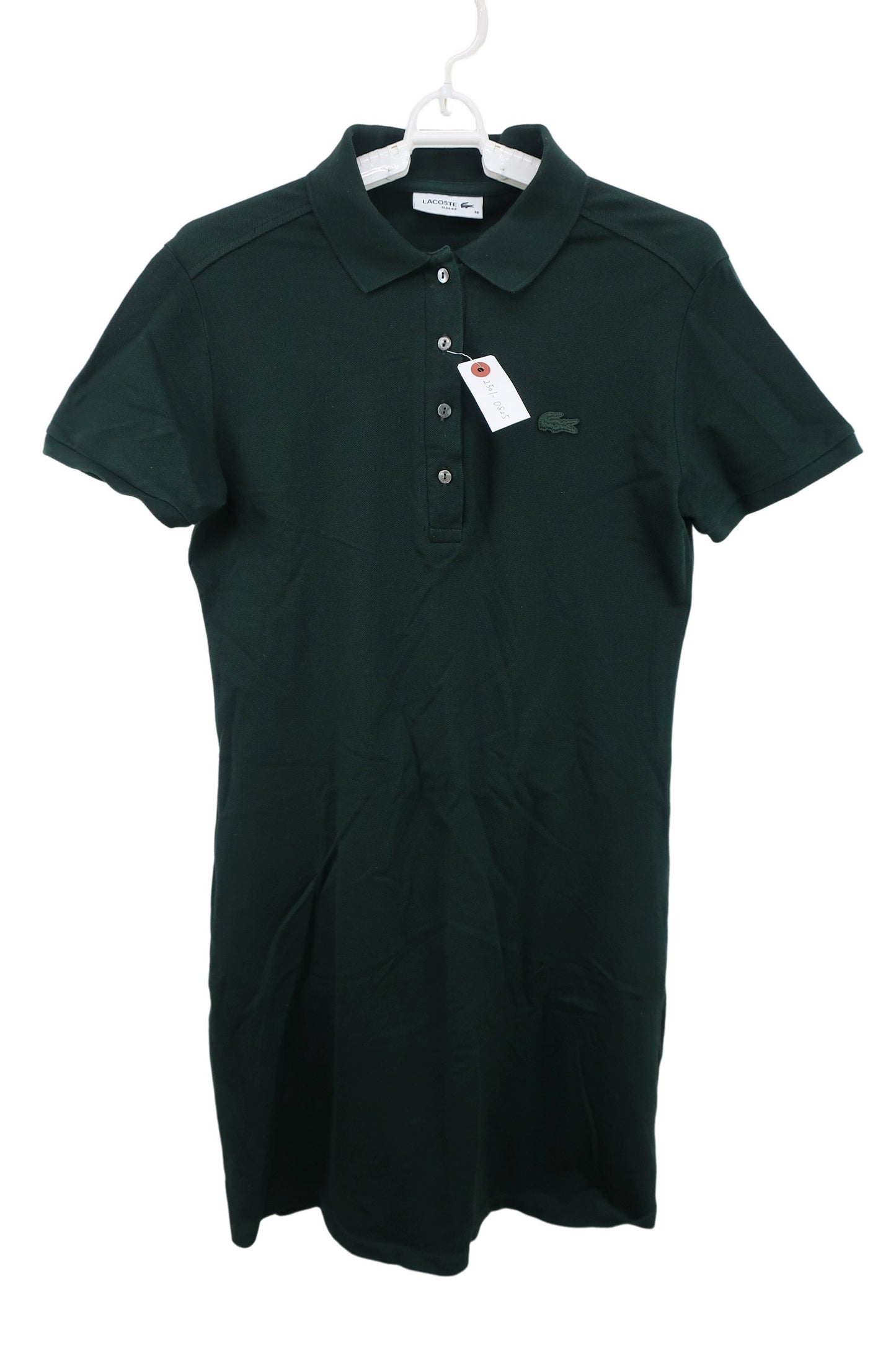 LACOSTE(ラコステ) ポロワンピース 緑 レディース 38 A-1