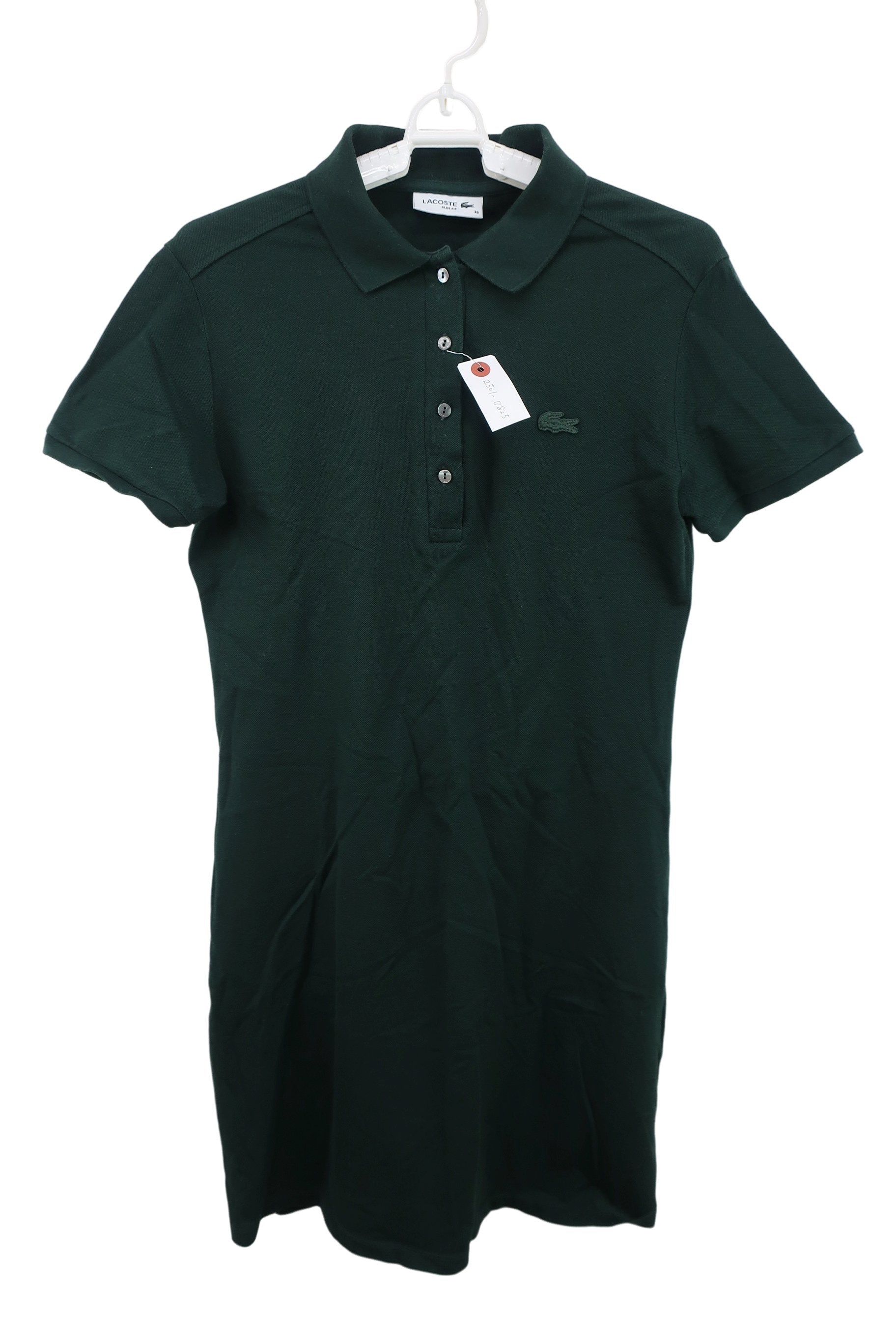 LACOSTE(ラコステ) ポロワンピース 緑 レディース 38 A-1