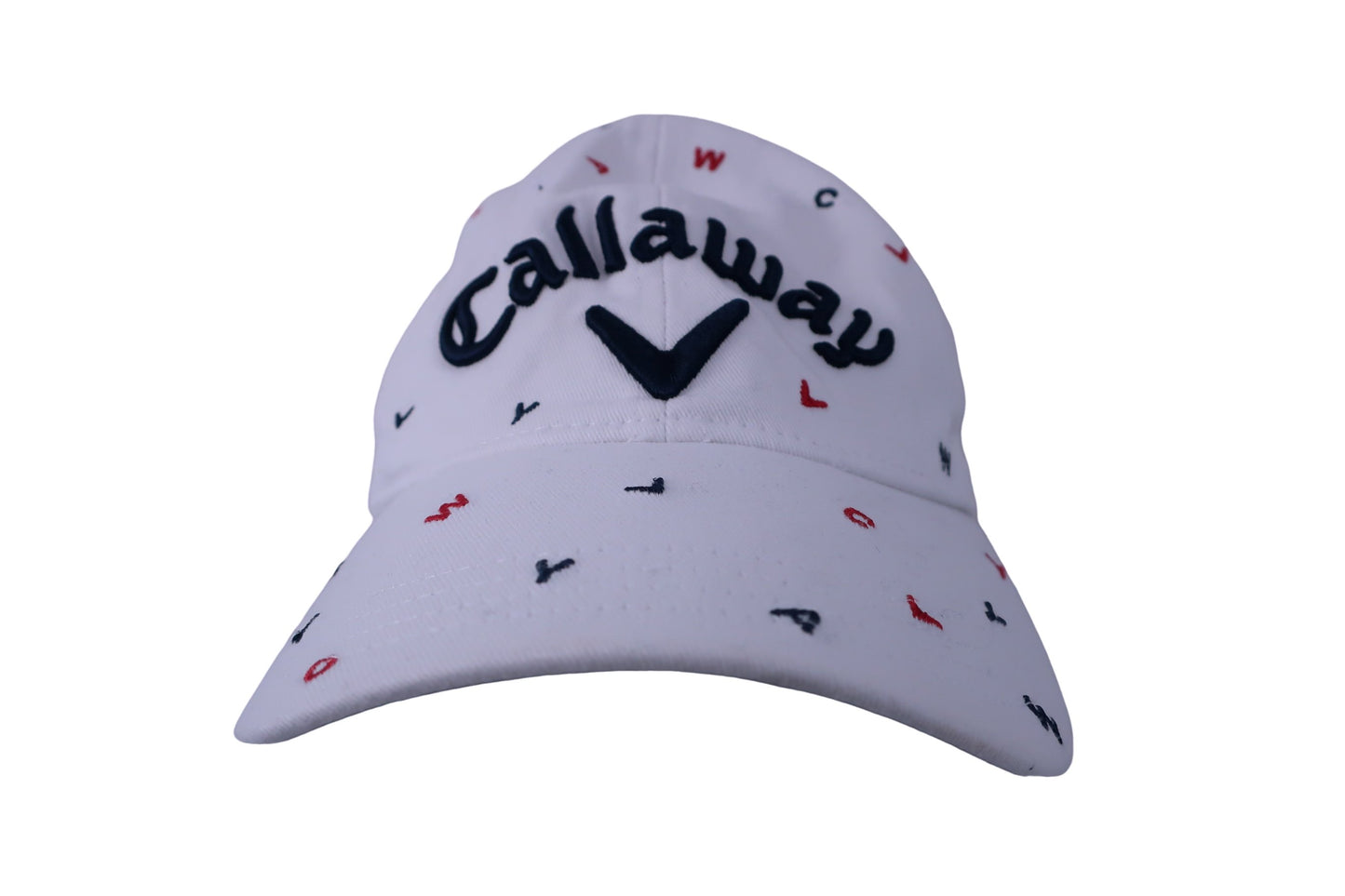 Callaway(キャロウェイ) キャップ 白ロゴ文字柄 レディース フリーサイズ B-1
