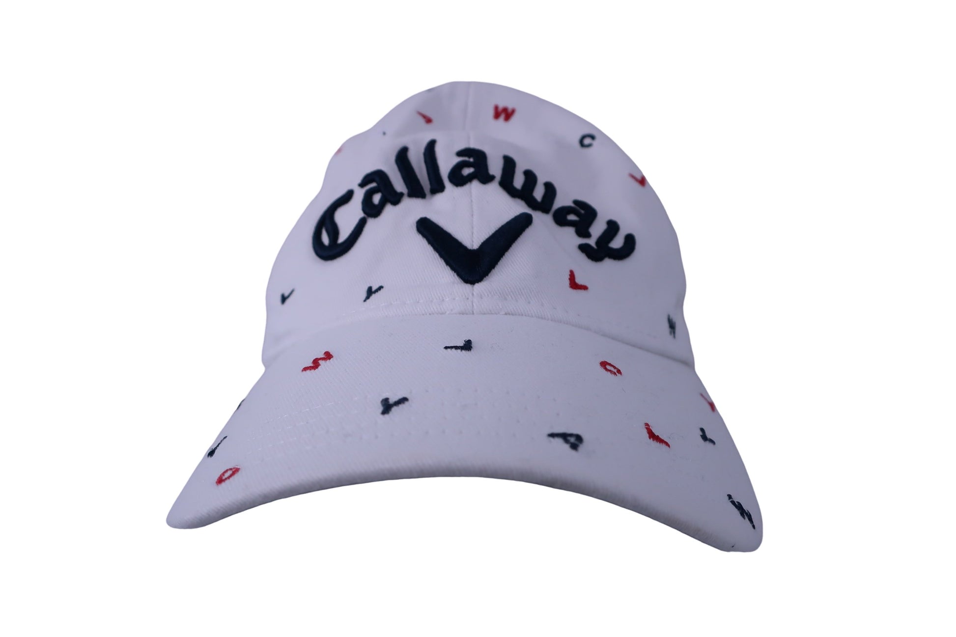 Callaway(キャロウェイ) キャップ 白ロゴ文字柄 レディース フリーサイズ B-1