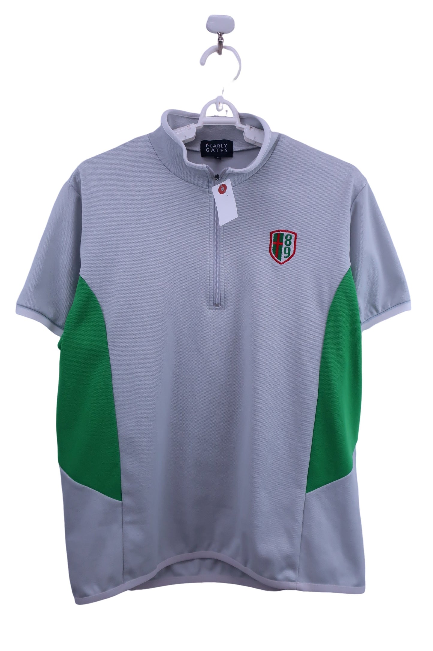 PEARLY GATES(パーリーゲイツ) ハーフジップシャツ グレー メンズ 5 053-260670 A-1