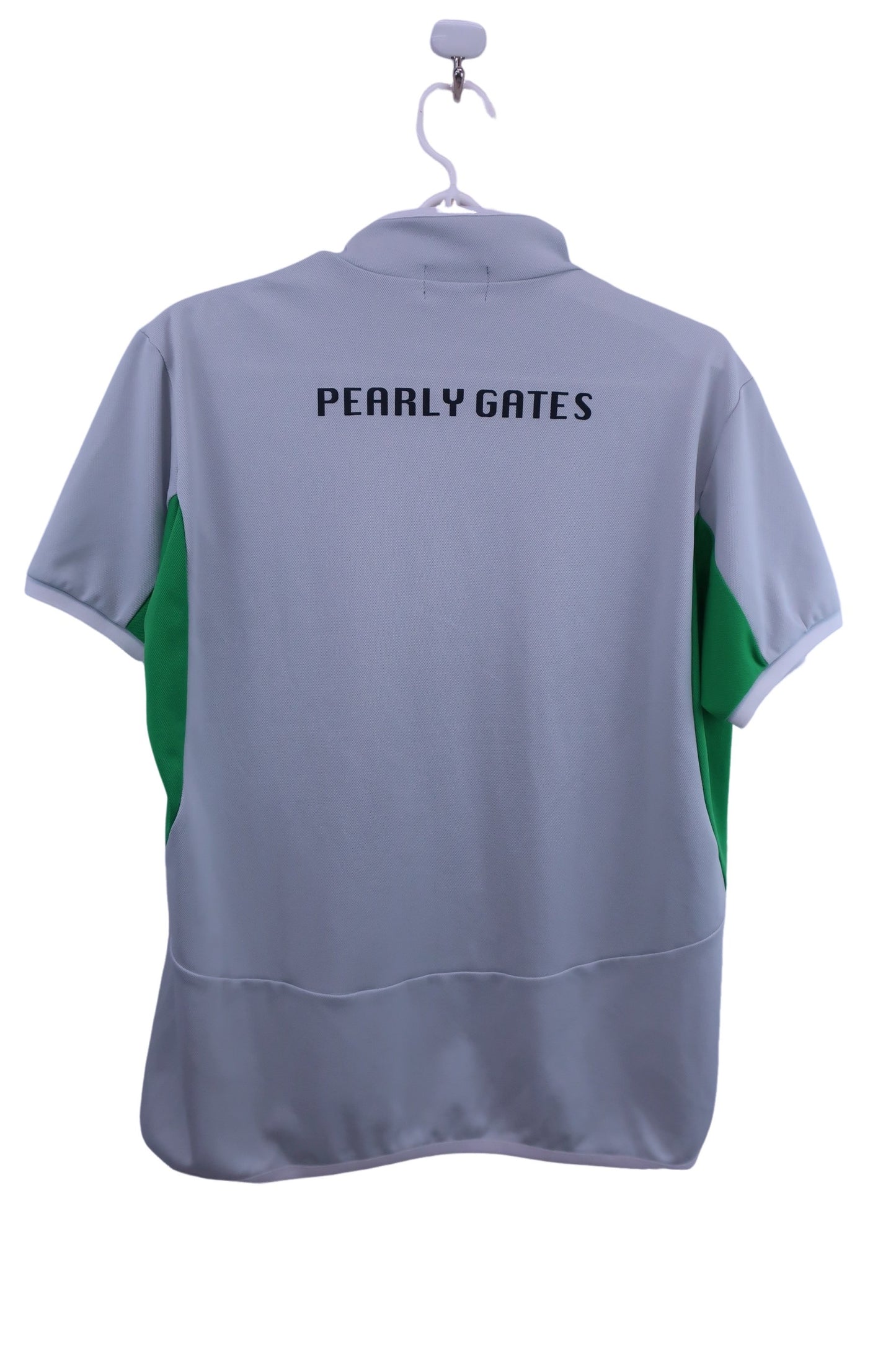 PEARLY GATES(パーリーゲイツ) ハーフジップシャツ グレー メンズ 5 053-260670 A-5