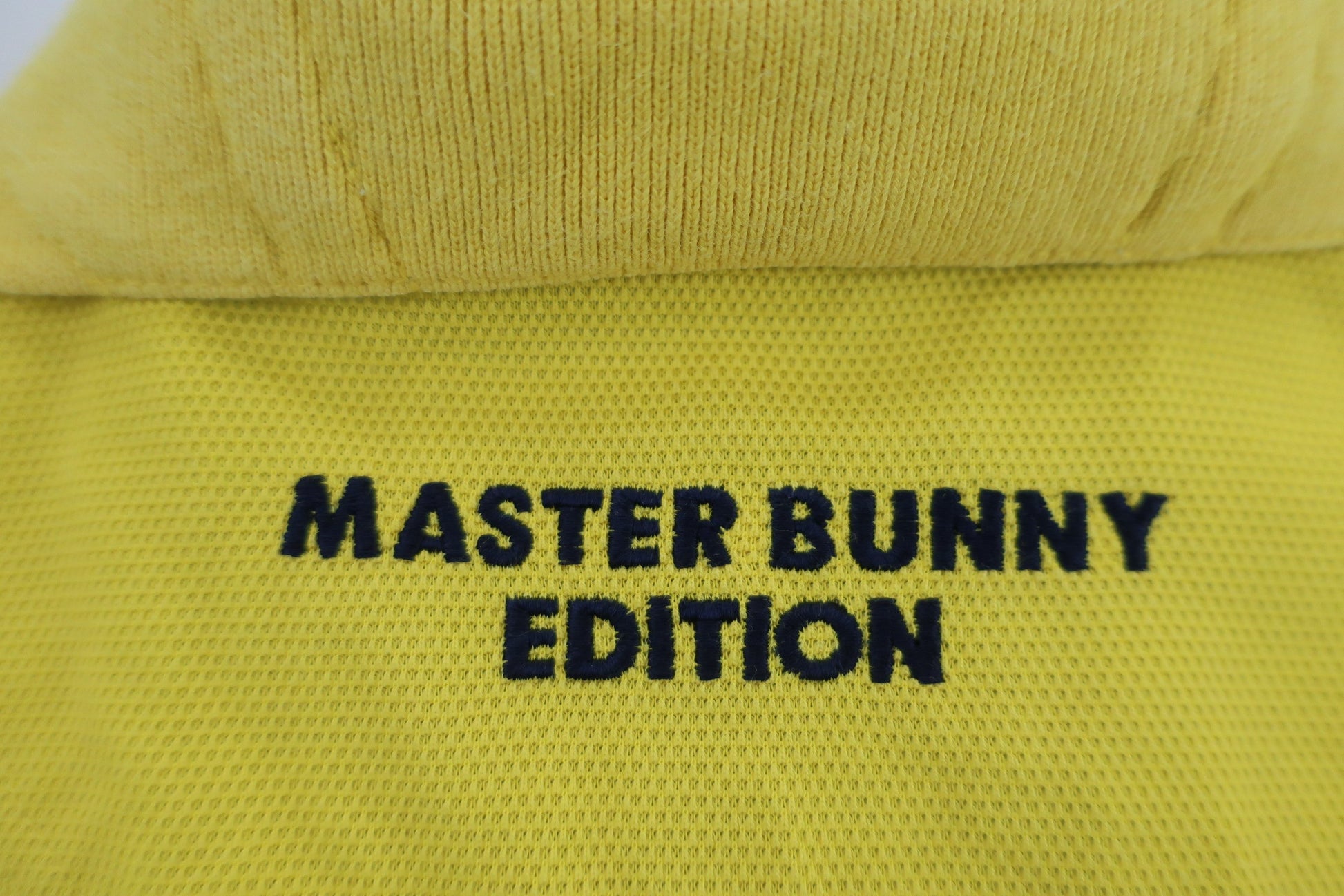 MASTER BUNNY EDITION(マスターバニーエディション) ポロシャツ 黄色 メンズ 5 158-0160517 B-8