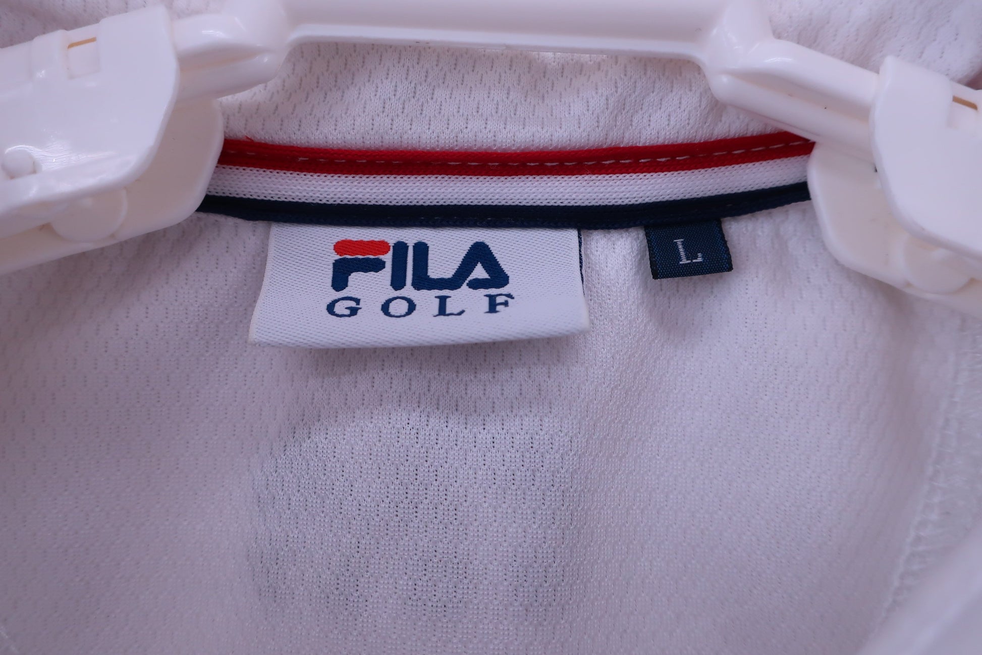 FILA GOLF(フィラゴルフ) ポロシャツ 白 メンズ L B-3