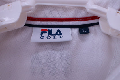 FILA GOLF(フィラゴルフ) ポロシャツ 白 メンズ L B-3