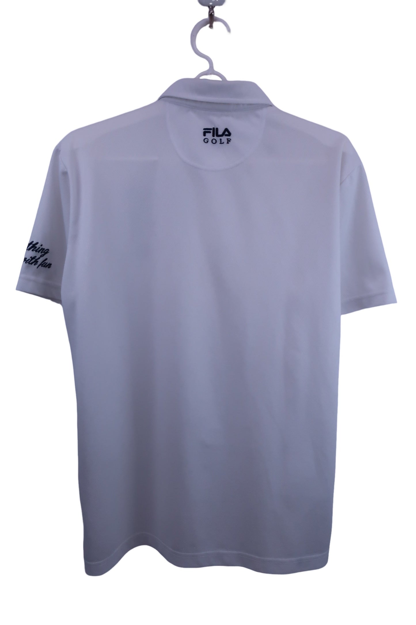 FILA GOLF(フィラゴルフ) ポロシャツ 白 メンズ L B-4