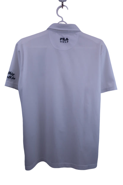 FILA GOLF(フィラゴルフ) ポロシャツ 白 メンズ L B-4
