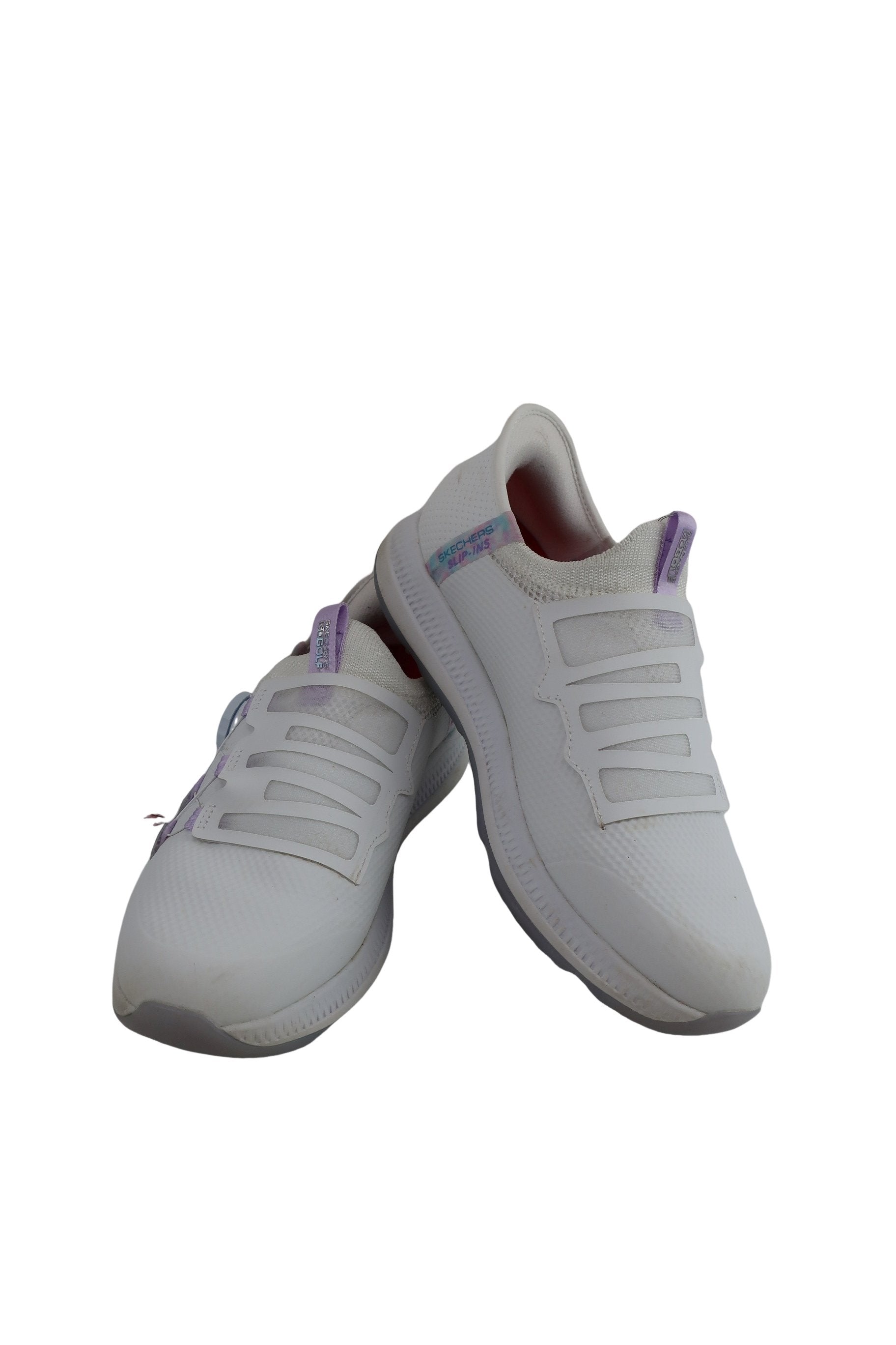 SKECHERS GO GOLF(スケッチャーズ ゴーゴルフ) ダイヤル式スパイクレスゴルフシューズ 白 レディース 23.5cm SN123062 B-1