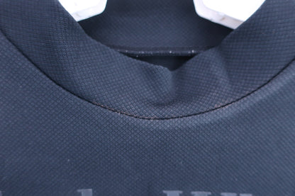 Black & White(ブラック&ホワイト) 半袖モックネックシャツ 黒 レディース M B-3