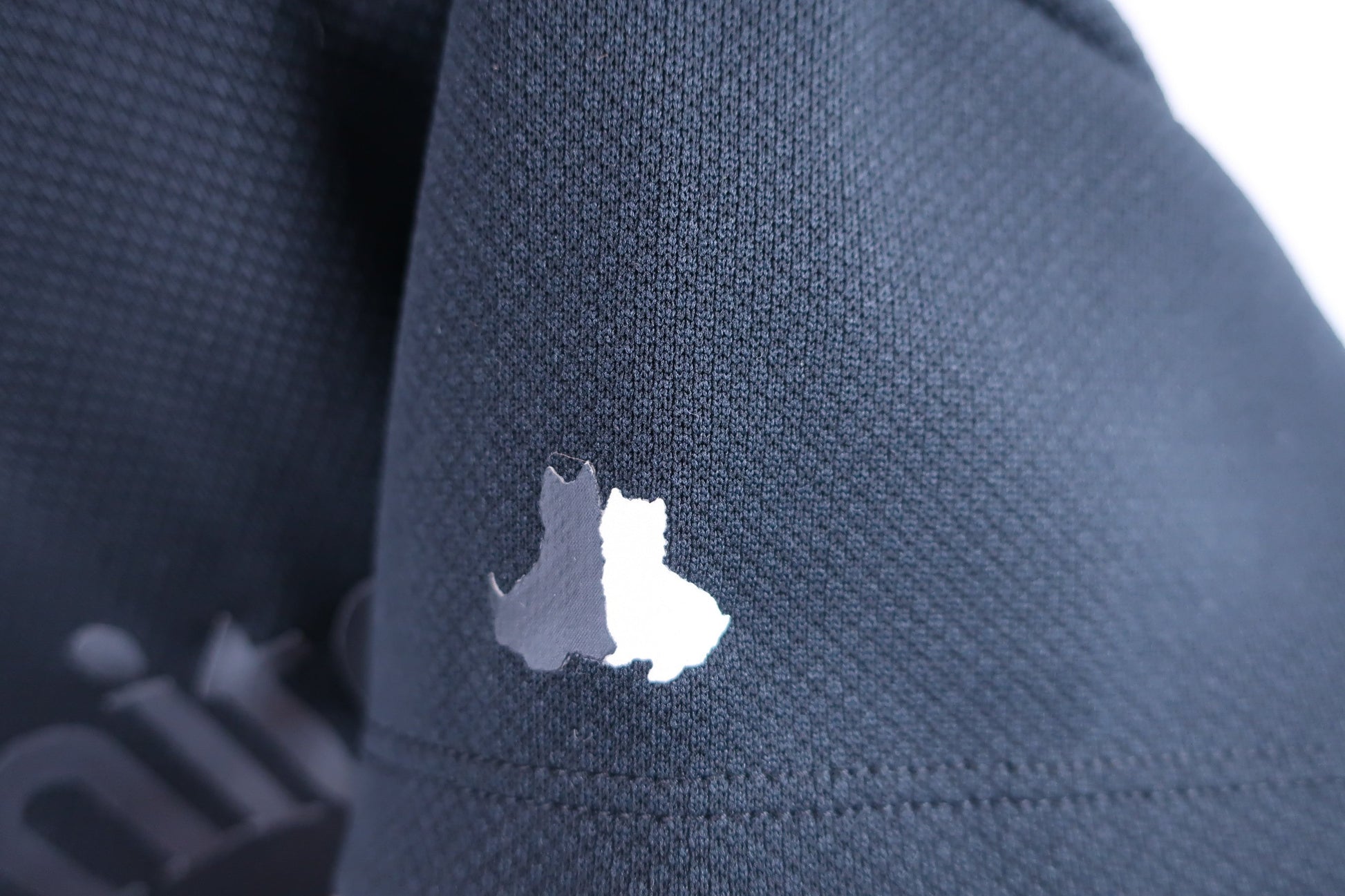 Black & White(ブラック&ホワイト) 半袖モックネックシャツ 黒 レディース M B-5