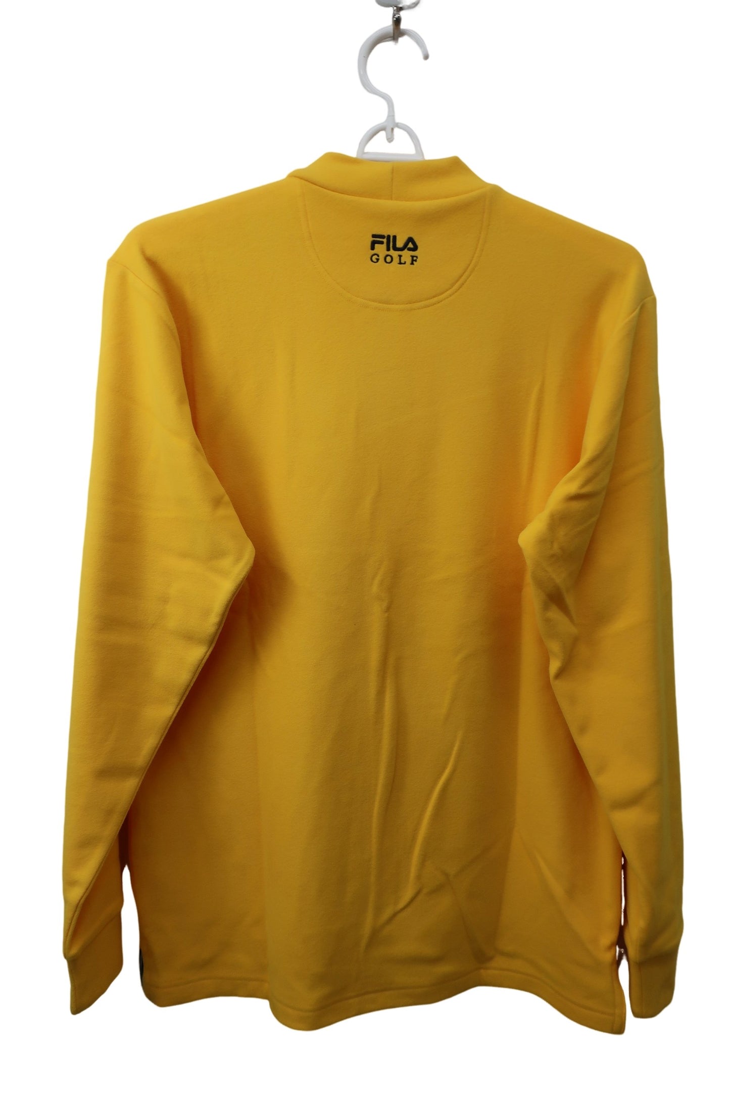 FILA GOLF(フィラゴルフ) ハイネックシャツ 黄色 メンズ L N-5