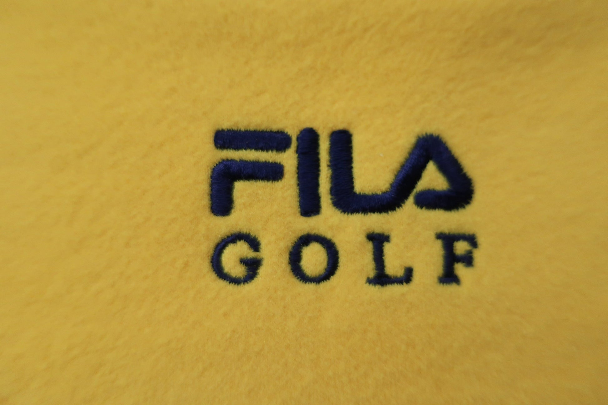 FILA GOLF(フィラゴルフ) ハイネックシャツ 黄色 メンズ L N-6