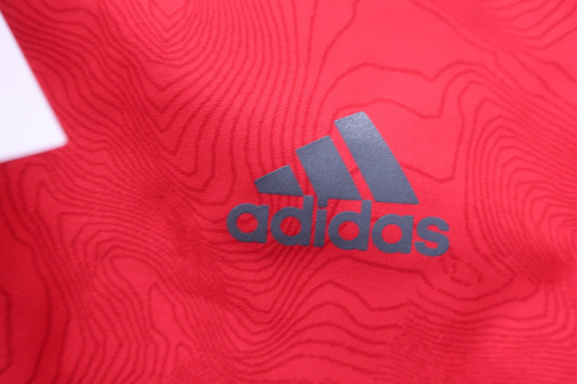 adidas(アディダス) 長袖ポロシャツ 赤 メンズ L/G A-2