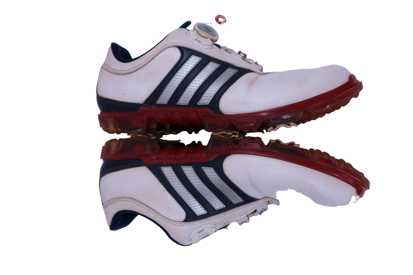 adidas(アディダス) ダイヤル式ゴルフシューズ 白ネイビー メンズ 26.0cm EVN791001 B-6