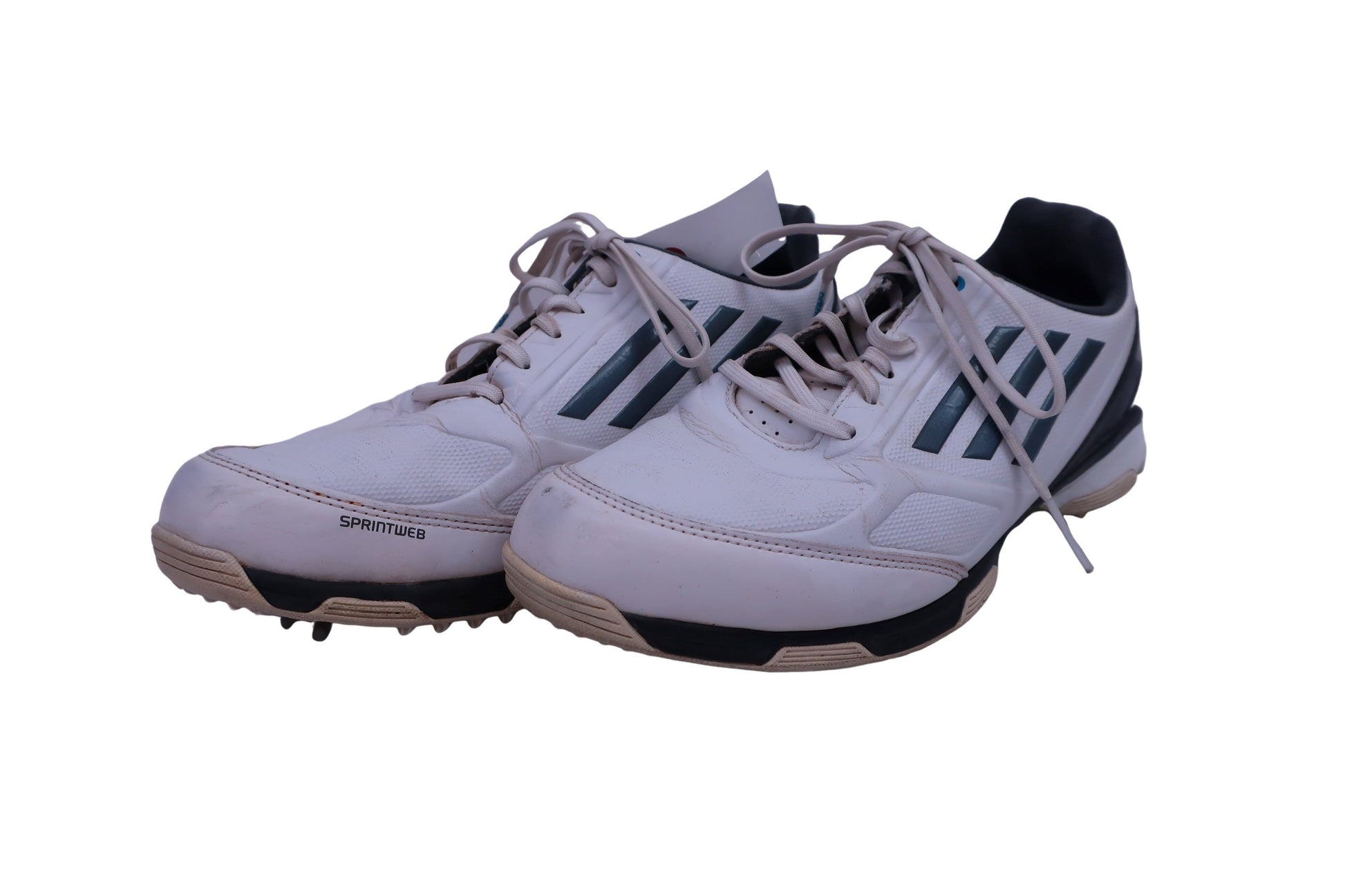 adidas(アディダス) ダイヤル式ゴルフシューズ 白グレー メンズ 26.0cm EMG004002 B-1