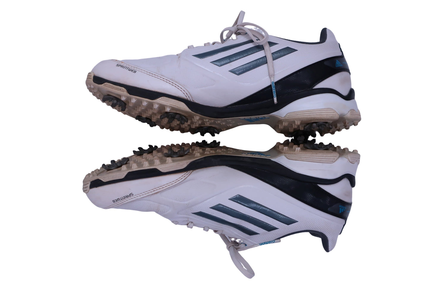 adidas(アディダス) ダイヤル式ゴルフシューズ 白グレー メンズ 26.0cm EMG004002 B-5