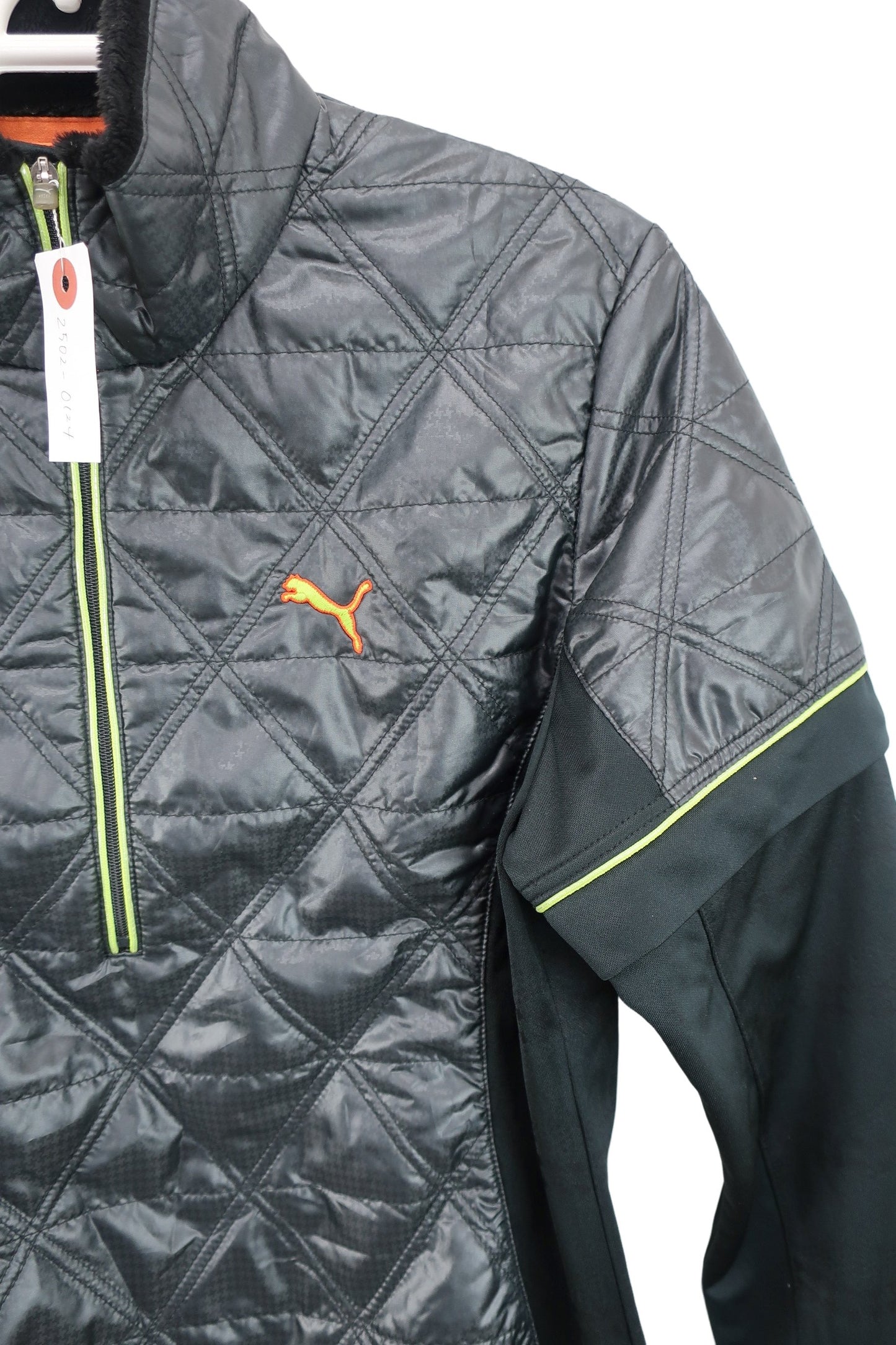 PUMA GOLF(プーマゴルフ) 長袖ハーフジップシャツ 黒 レディース L A-3