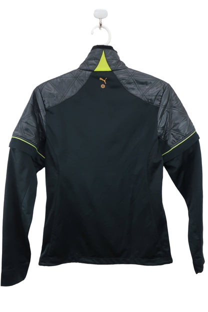PUMA GOLF(プーマゴルフ) 長袖ハーフジップシャツ 黒 レディース L A-4