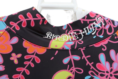 Birdie hunt(バーディーハント) ハイネックシャツ ピンク黒総柄 レディース M B-2