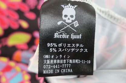 Birdie hunt(バーディーハント) ハイネックシャツ ピンク黒総柄 レディース M B-6