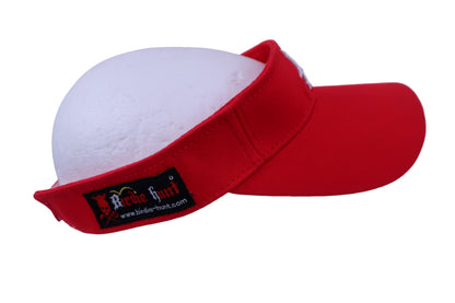 Birdie Hunt(バーディーハント) サンバイザー 赤 レディース フリーサイズ A-4