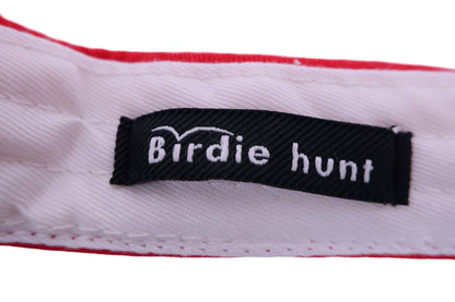 Birdie Hunt(バーディーハント) サンバイザー 赤 レディース フリーサイズ A-6