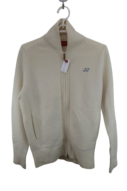 YONEX(ヨネックス) フルジップセーター クリーム色 レディース A-1