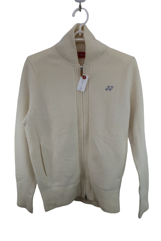 YONEX(ヨネックス) フルジップセーター クリーム色 レディース A-1