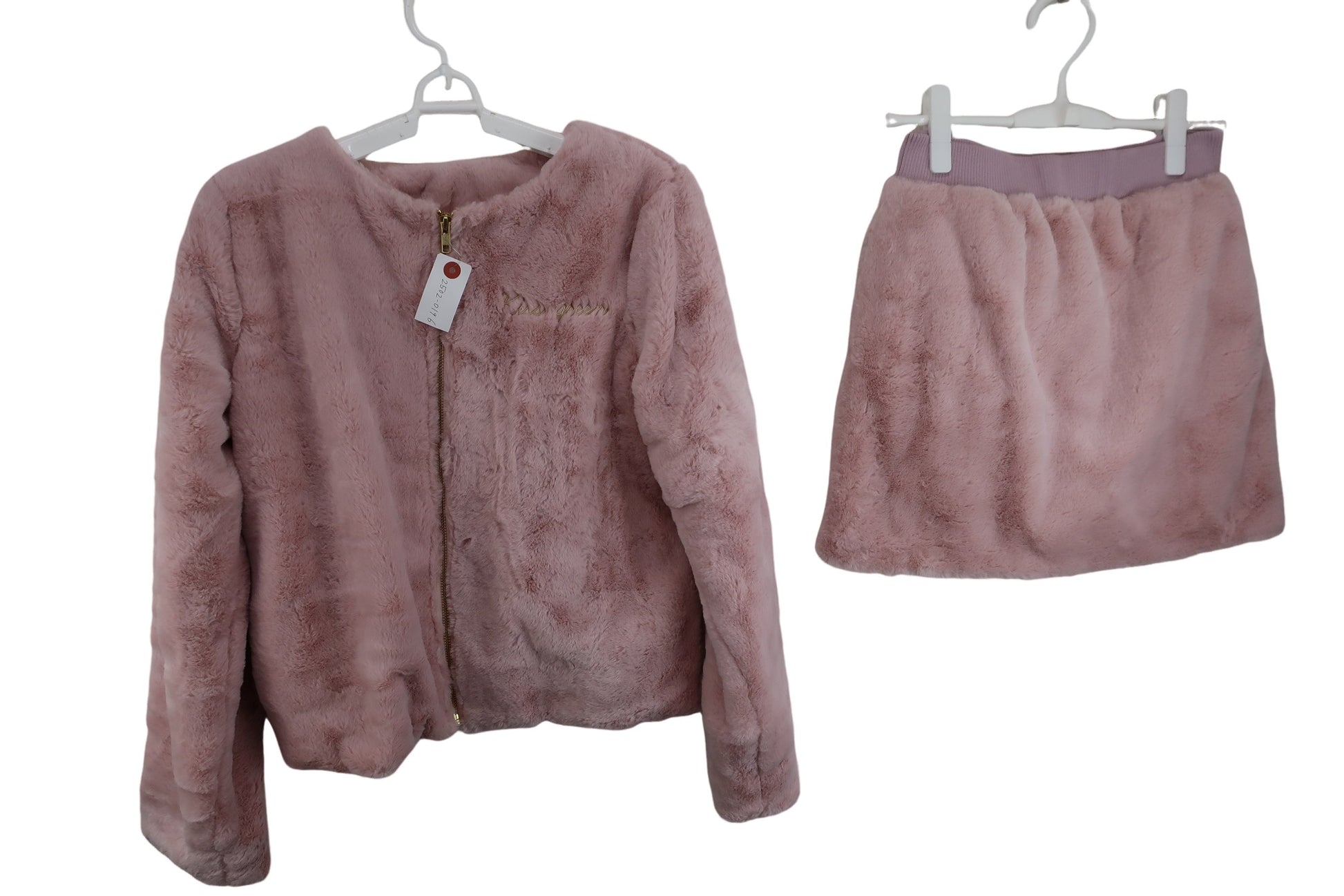 KISS ON THE GREEN(キスオンザグリーン) ブルゾンスカート セットアップ ピンクボア レディース 2 A-1