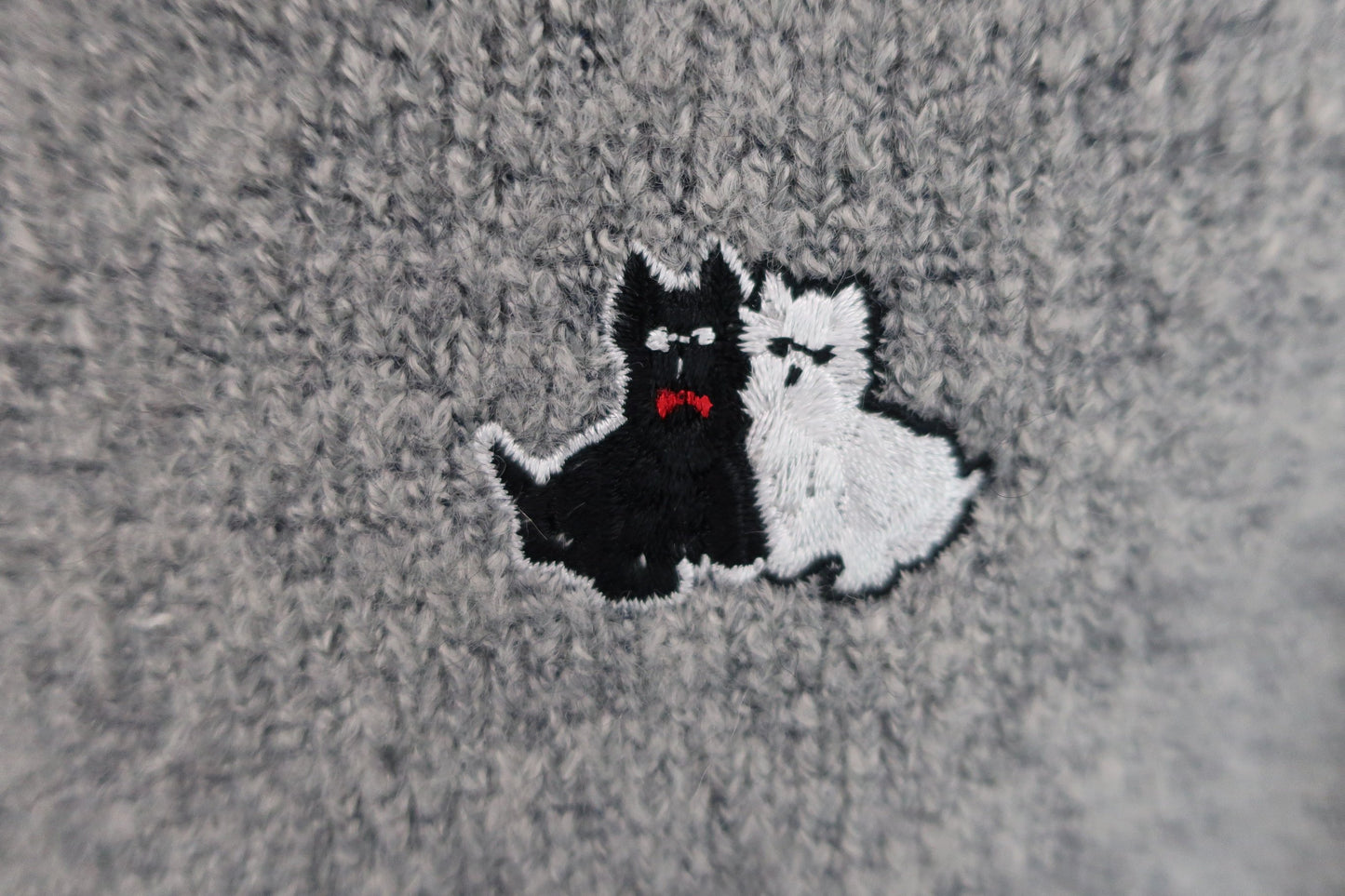 Black & White(ブラック&ホワイト) ニットベスト グレー レディース A-2