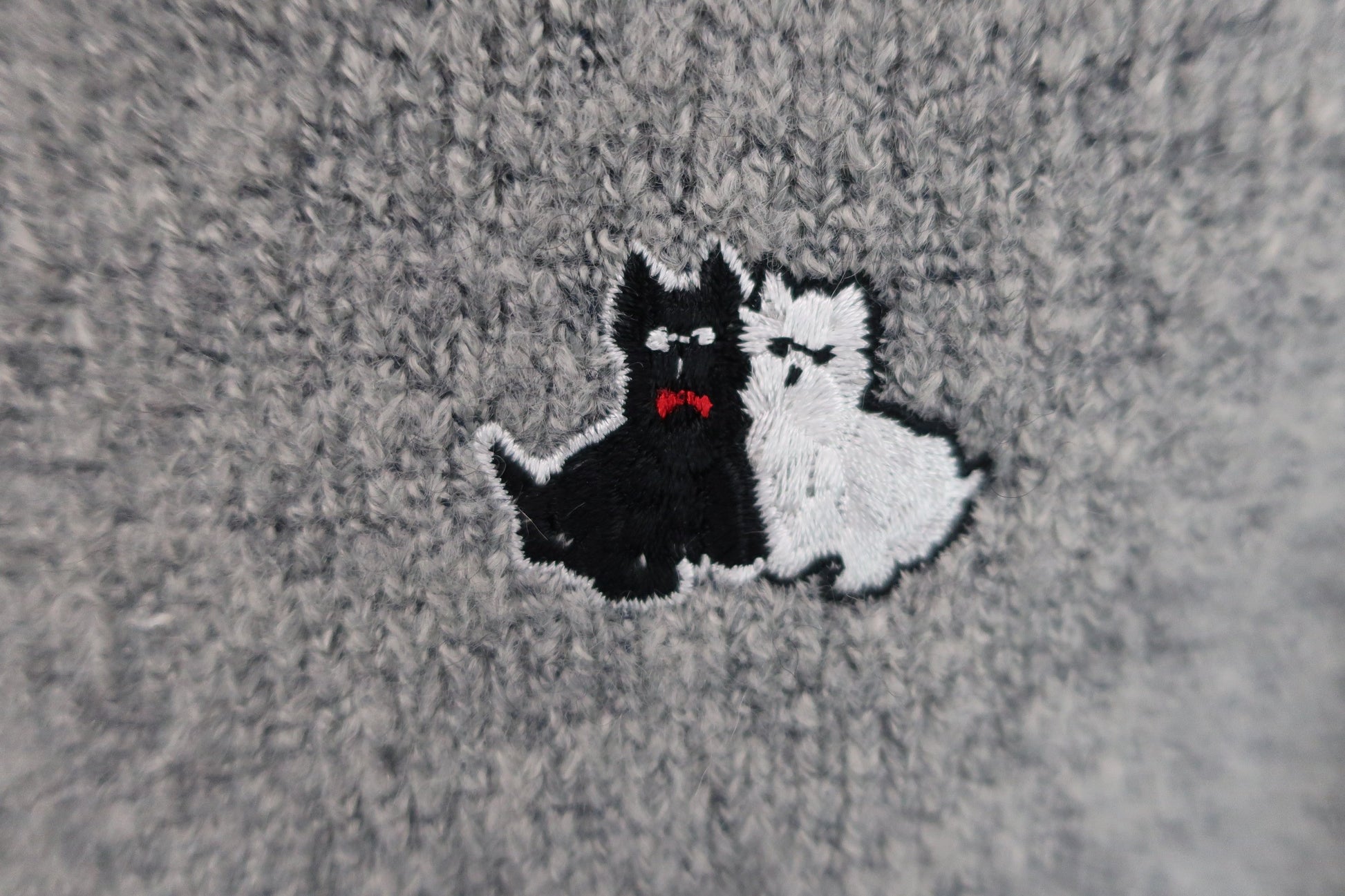 Black & White(ブラック&ホワイト) ニットベスト グレー レディース A-2