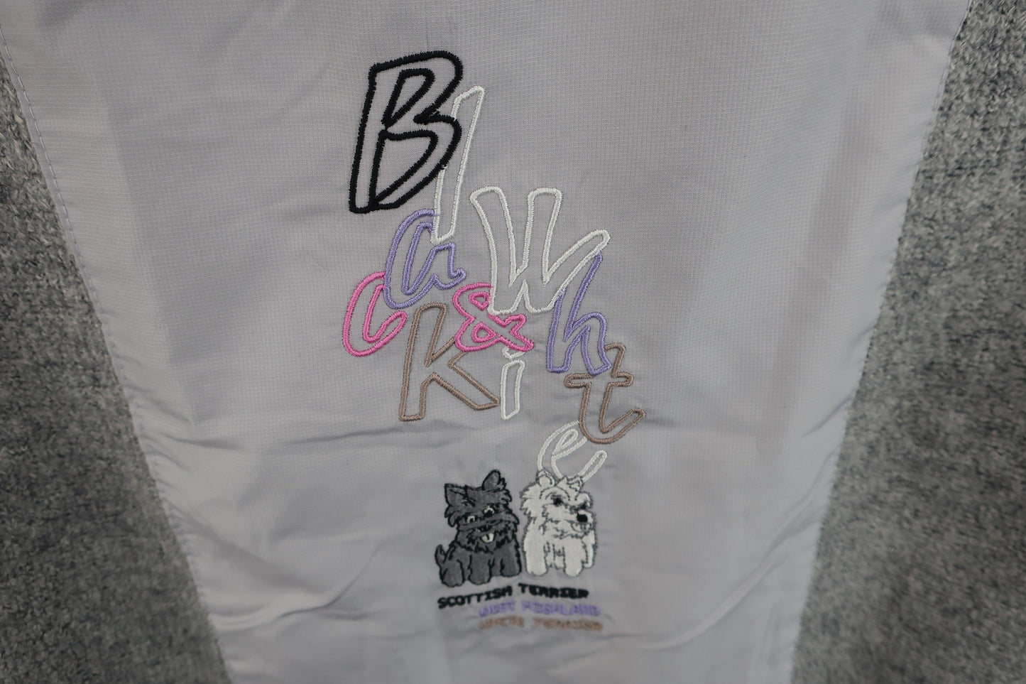 Black & White(ブラック&ホワイト) ニットベスト グレー レディース A-6