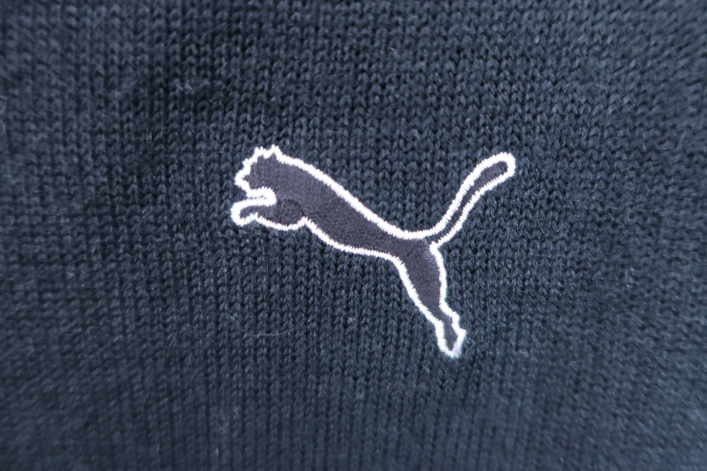 PUMA GOLF(プーマゴルフ) Vネックセーター 黒 メンズ O A-2