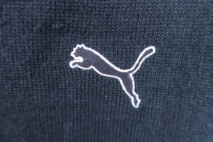 PUMA GOLF(プーマゴルフ) Vネックセーター 黒 メンズ O A-2