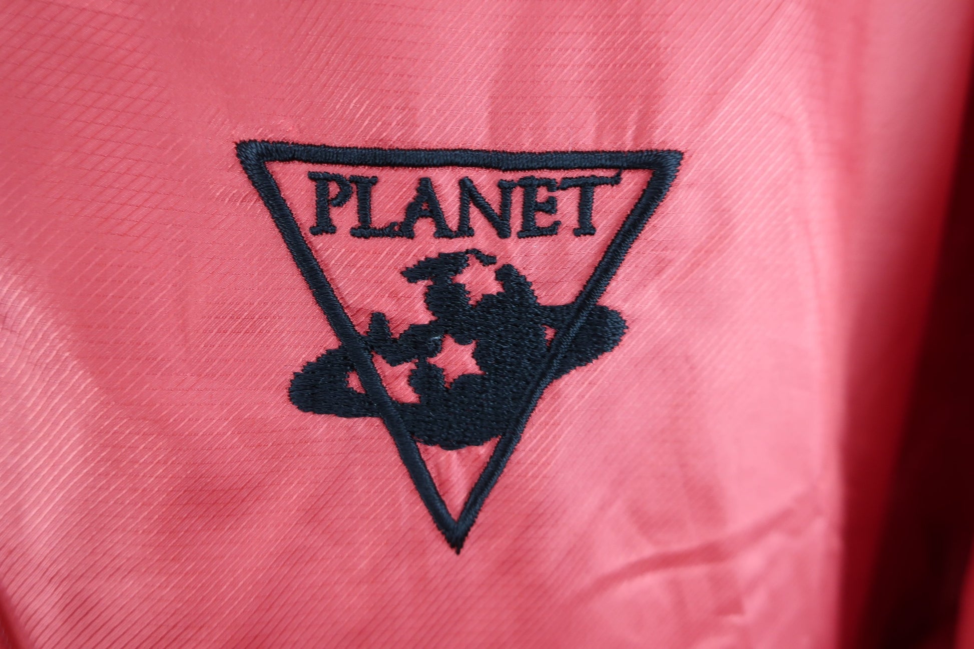 Planet Golf(プラネットゴルフ) ハーフジップスニード 赤 メンズ A-2