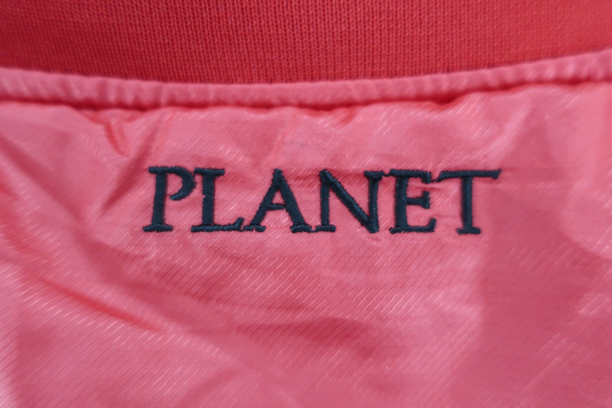Planet Golf(プラネットゴルフ) ハーフジップスニード 赤 メンズ A-4