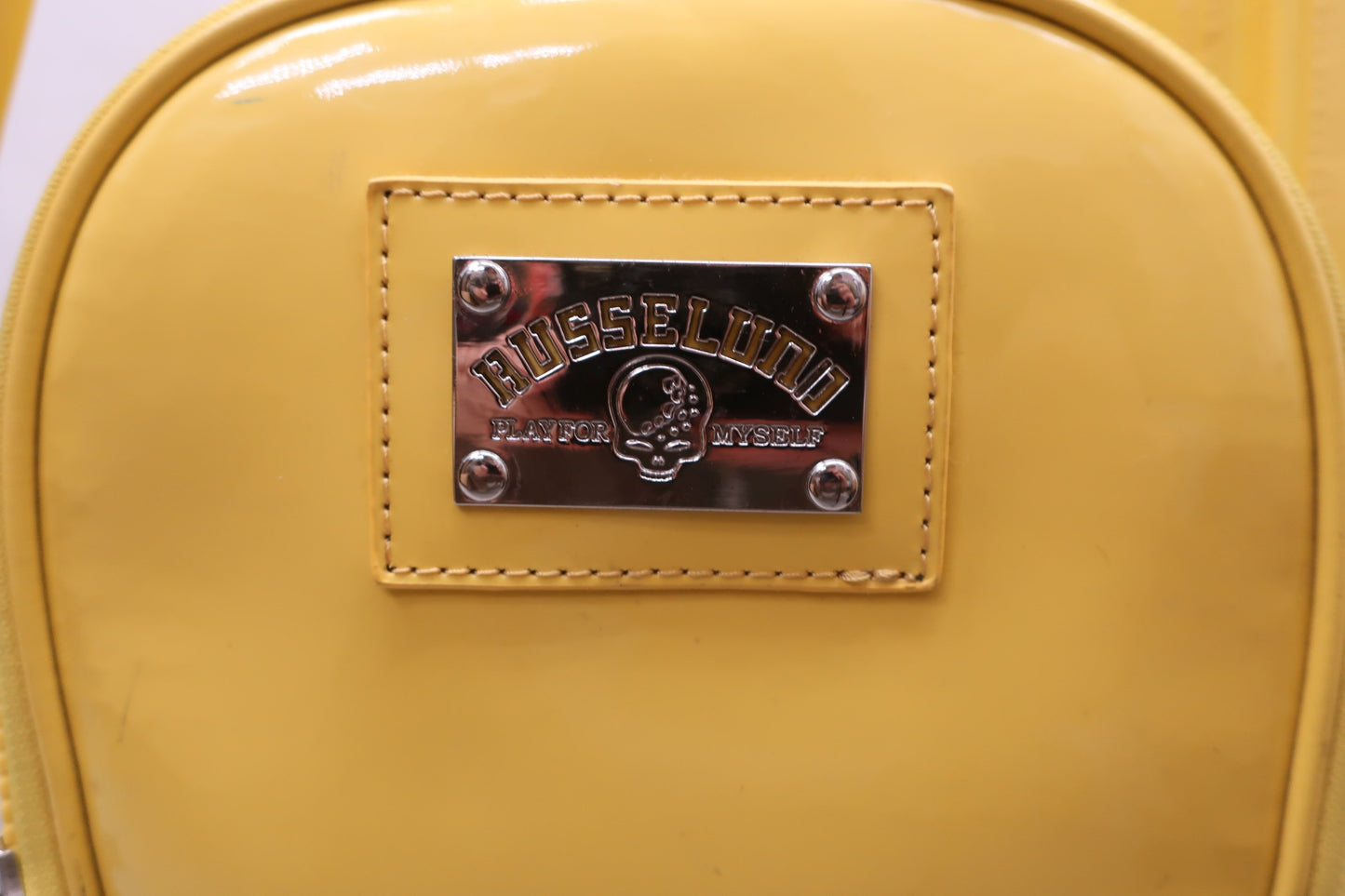 RUSSELUNO(ラッセルノ) スタンド式スタッズキャディバッグ イエロー 6口 B-4