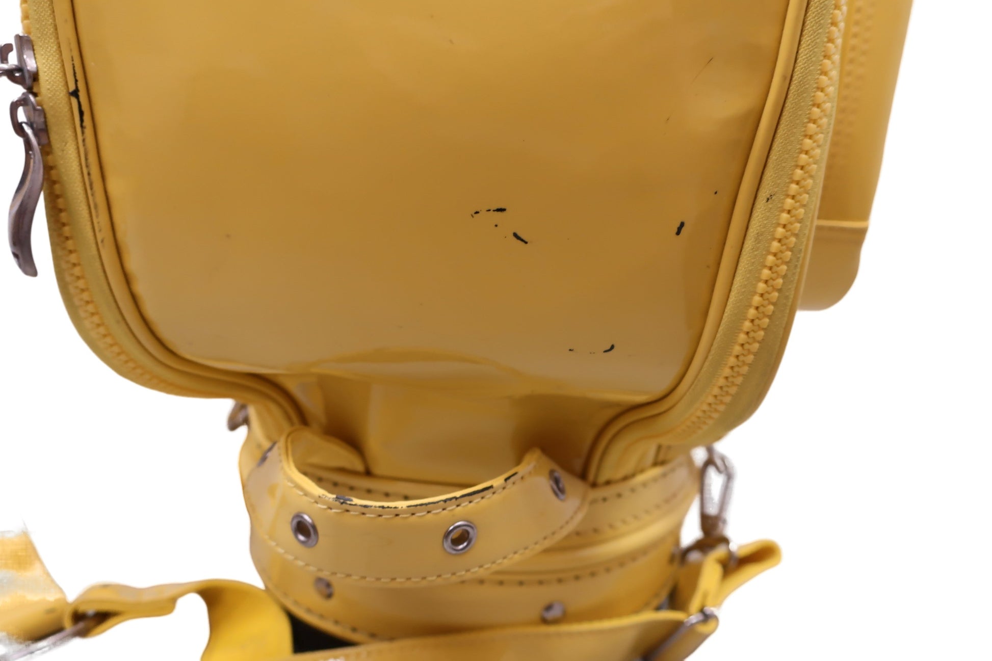 RUSSELUNO(ラッセルノ) スタンド式スタッズキャディバッグ イエロー 6口 B-5