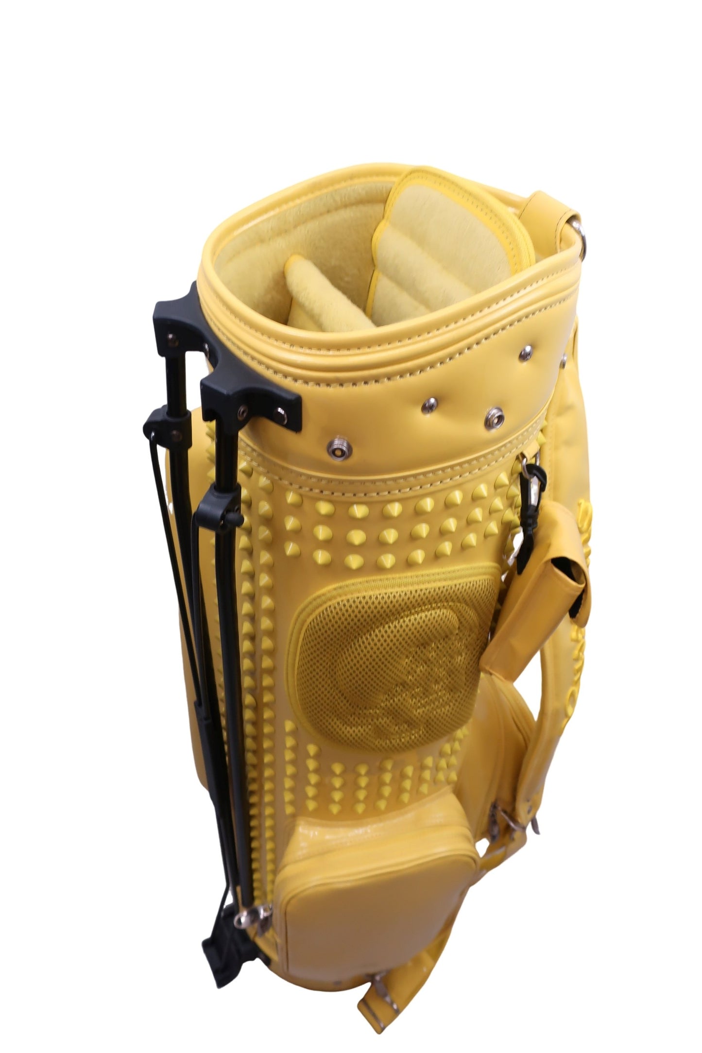 RUSSELUNO(ラッセルノ) スタンド式スタッズキャディバッグ イエロー 6口 B-8