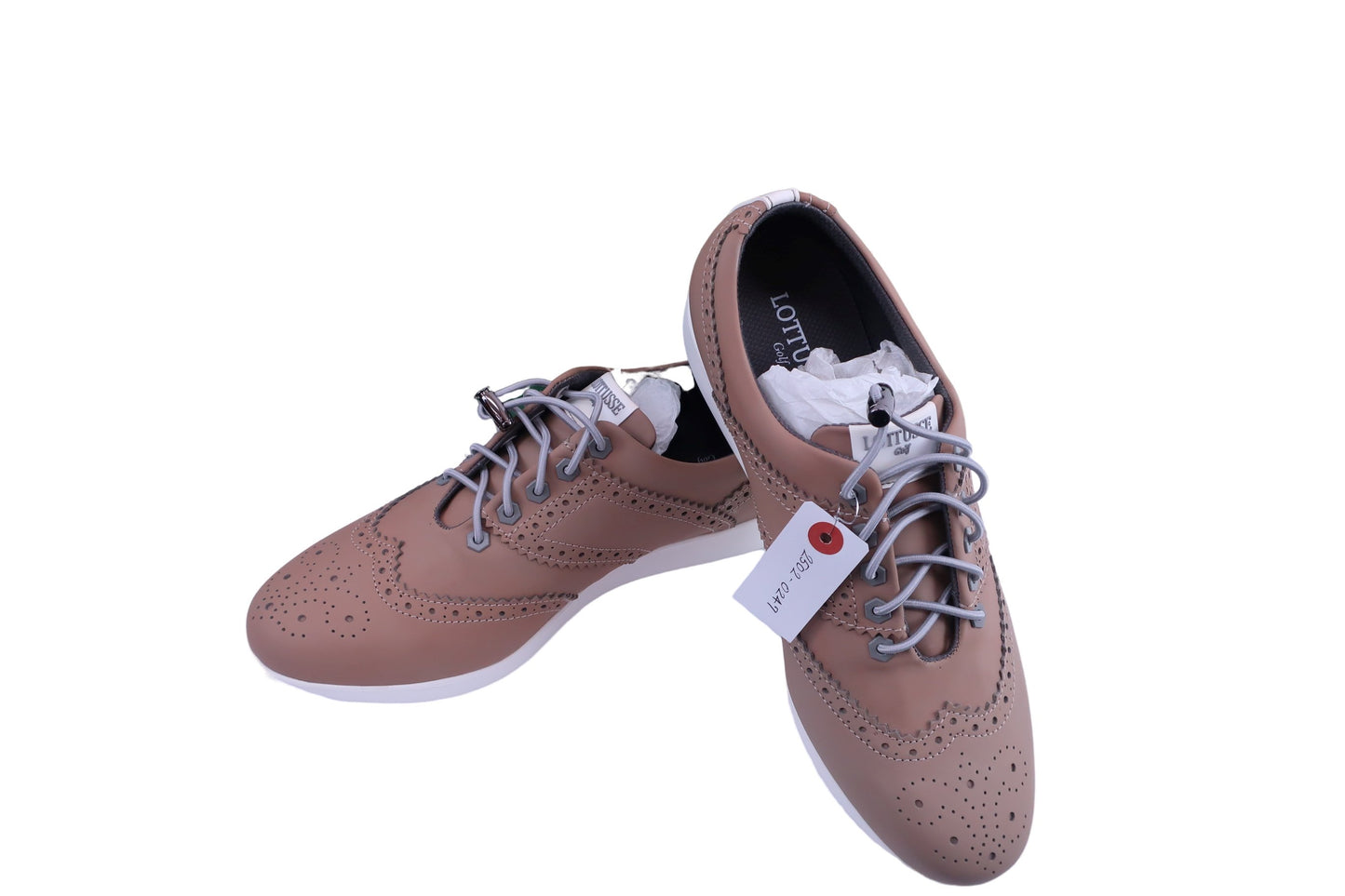 LOTTUSSE スパイクレスゴルフシューズ ベージュ メンズ 43(27cm相当) T2169 A-1