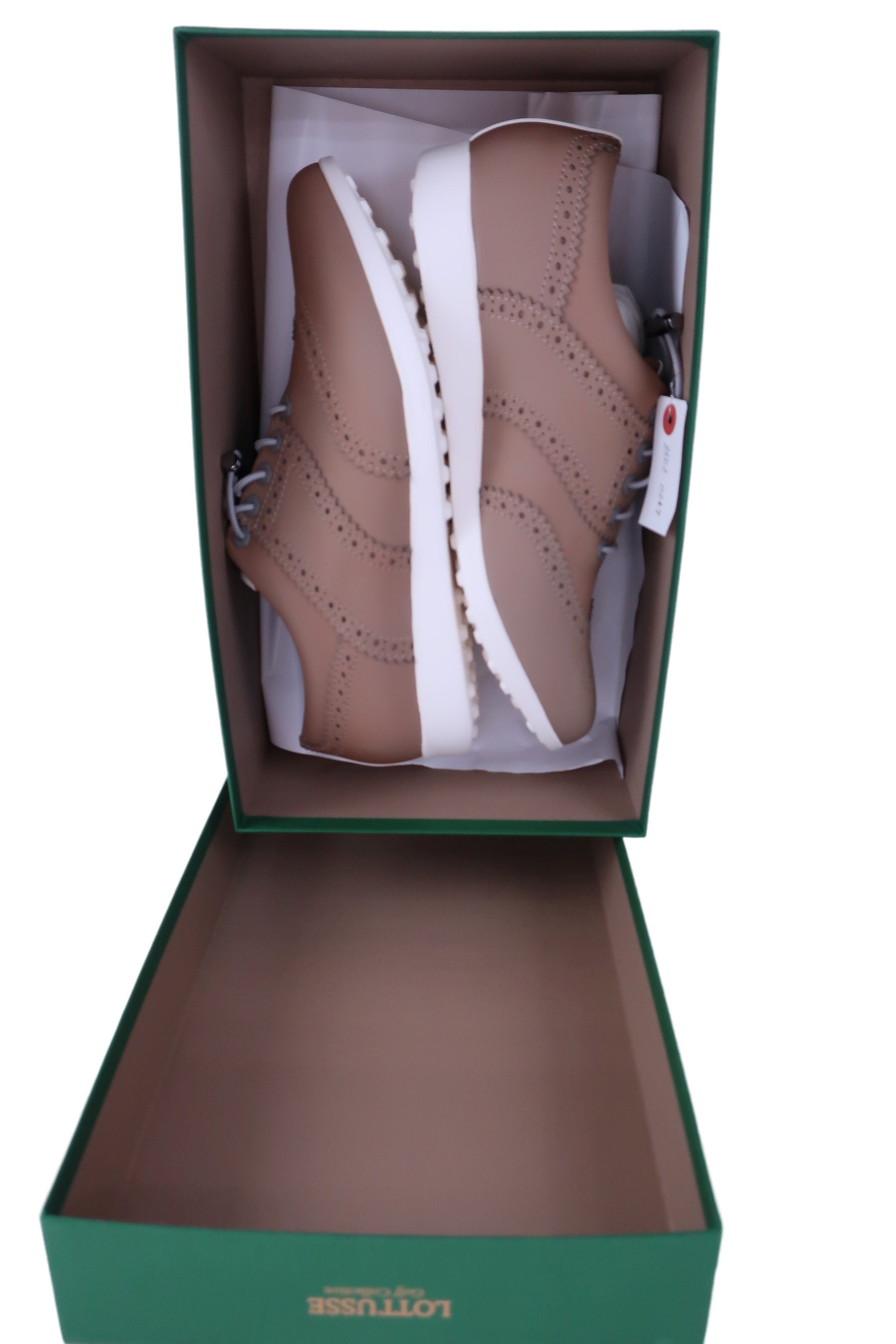 LOTTUSSE スパイクレスゴルフシューズ ベージュ メンズ 43(27cm相当) T2169 A-10