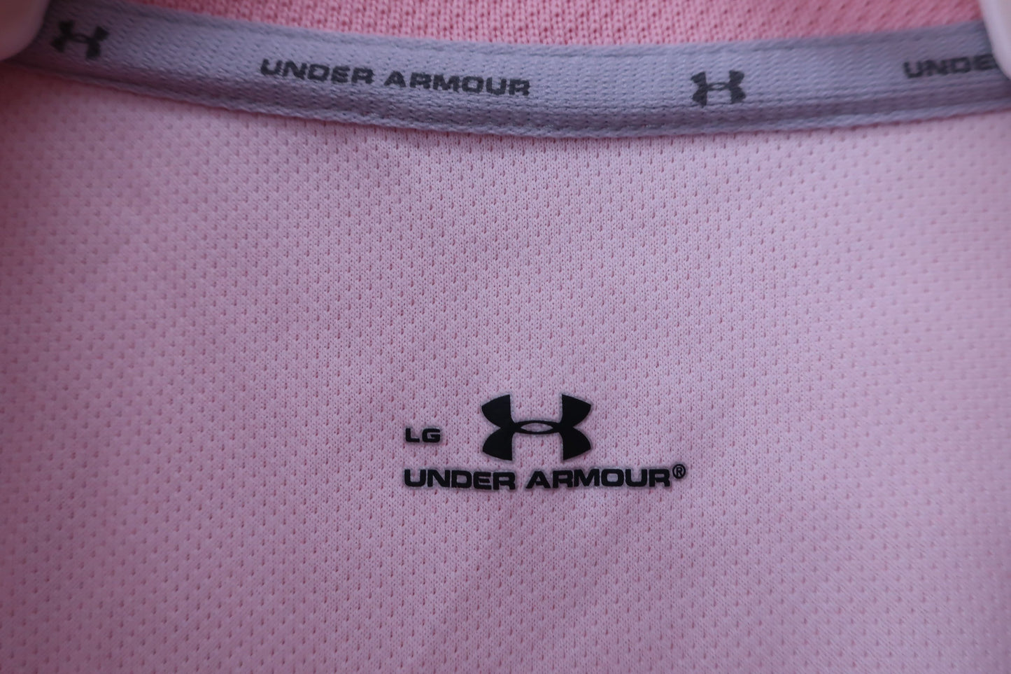 UNDER ARMOUR(アンダーアーマー) ポロシャツ ピンク メンズ LG B-3