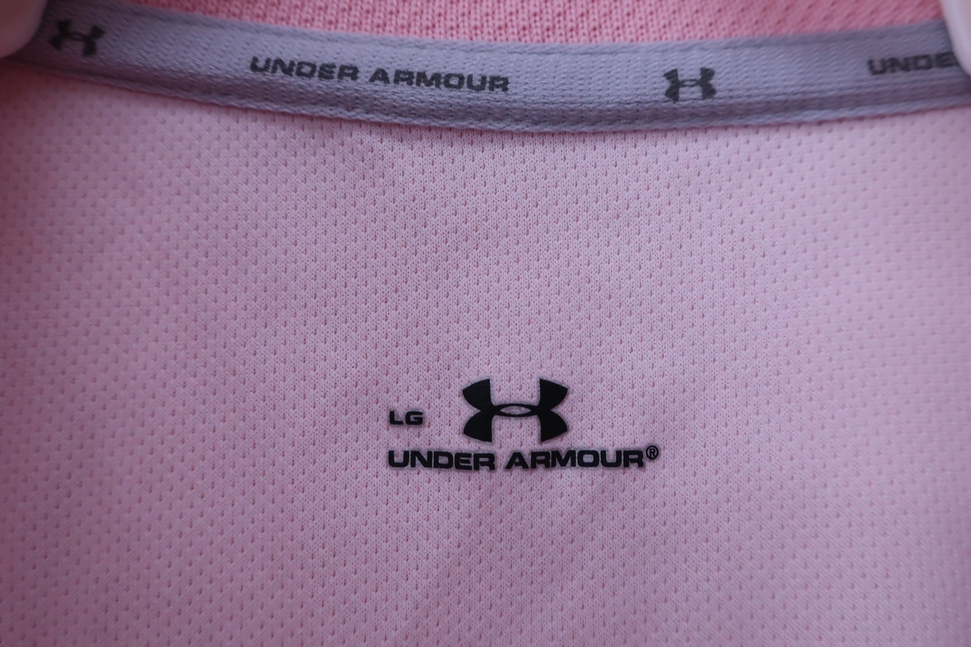 UNDER ARMOUR(アンダーアーマー) ポロシャツ ピンク メンズ LG B-3