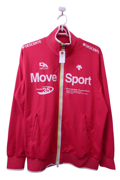 DESCENTE(デサント) フルジップコーチジャケット ピンク メンズ O A-1