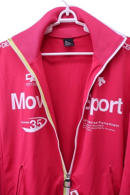 DESCENTE(デサント) フルジップコーチジャケット ピンク メンズ O A-5