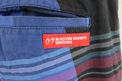 MASTER BUNNY EDITION(マスターバニーエディション) パンツ 青チェック メンズ 6 158-131507 B-5