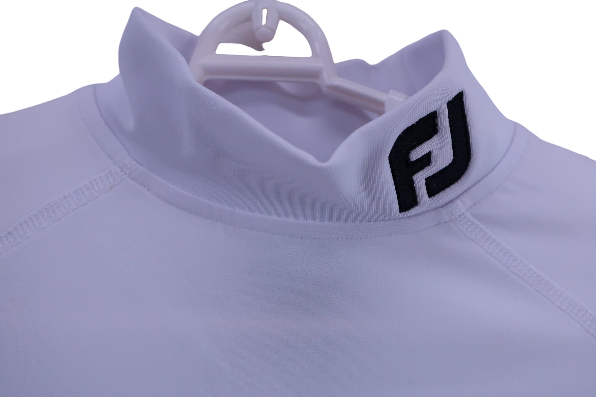 FOOTJOY(フットジョイ) 長袖モックネックシャツ 白 メンズ S N-3