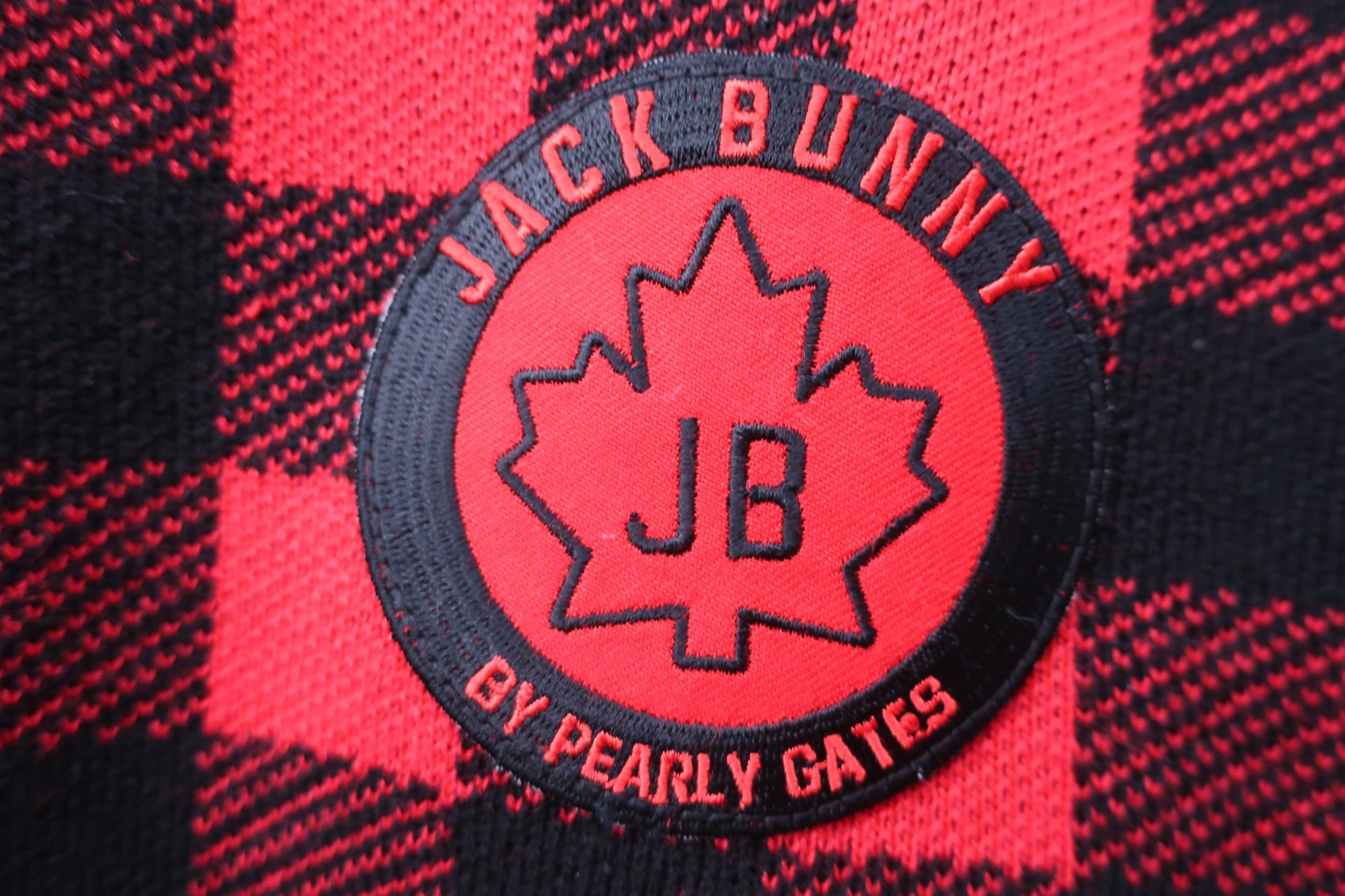 Jack Bunny(ジャックバニー) セーター 赤黒チェック メンズ 6 262-6270019 S-2